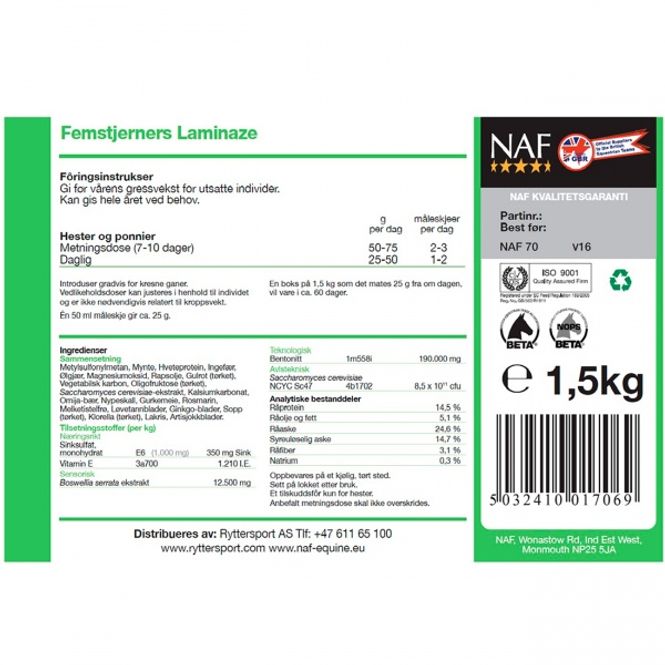 Hovedbilde NAF Laminaze 1,5kg