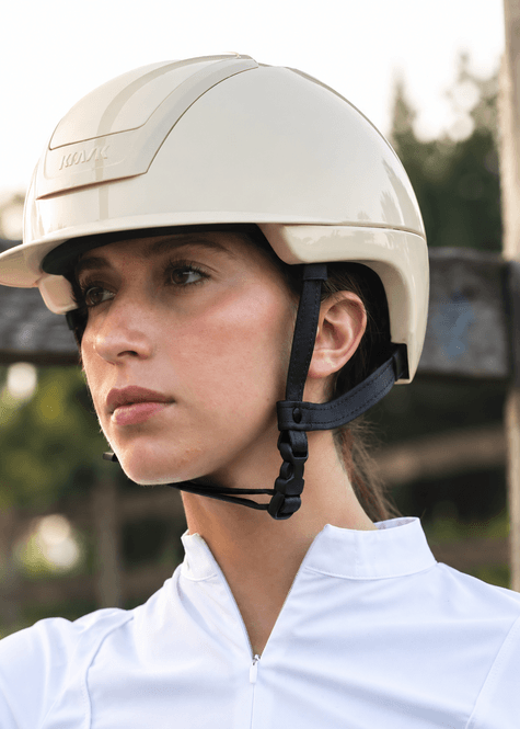 Hovedbilde KASK Nemesi Silk Beige Shine inkl. liner