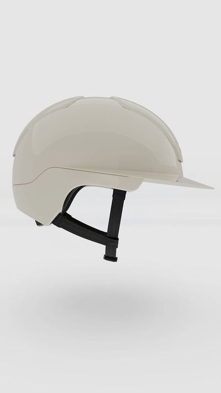 KASK Nemesi Silk Beige Wide Peak Shine inkl. liner