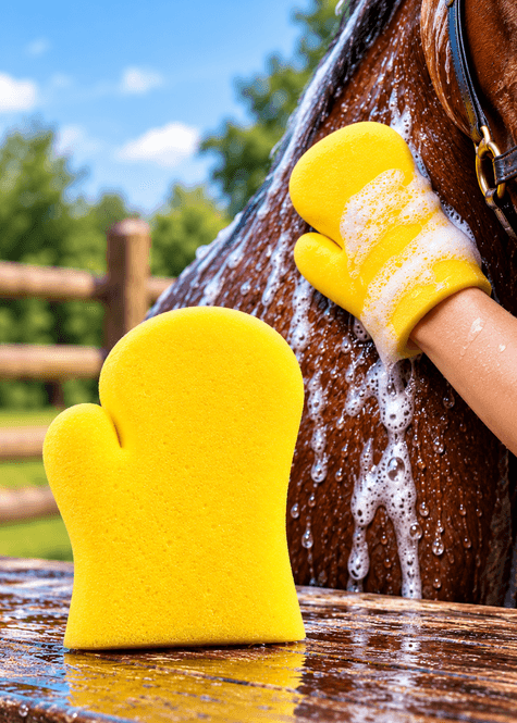 Hovedbilde Svampehanske – et must-have i stallen!