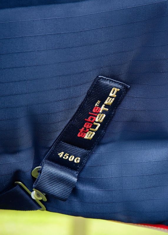 PE Stable Buster 450g Stable Rug with Neck Cover Navy