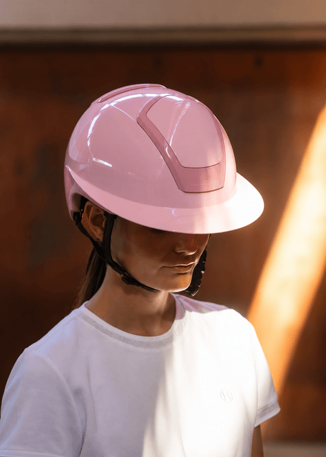 Hovedbilde KASK Nemesi Bubble Pink Wide Peak Shine inkl. ...